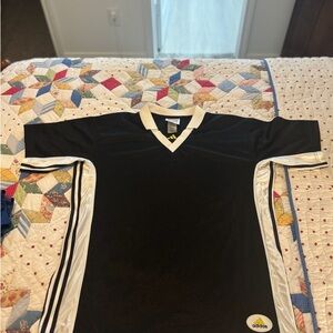 Vintage Adidas Soccer Shirt Mens Size Large  Short  Sleeve Jersey Made In USA